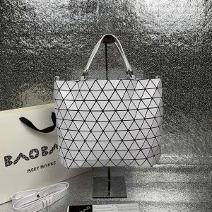 Issey Miyake Crystal Handbag White