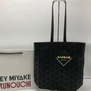 Issey Miyake Tonneau Shoulder Bag Black
